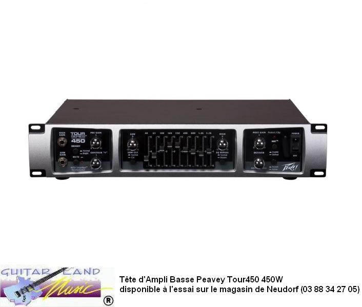 Tete d'Ampli Basse Peavey Tour 450W